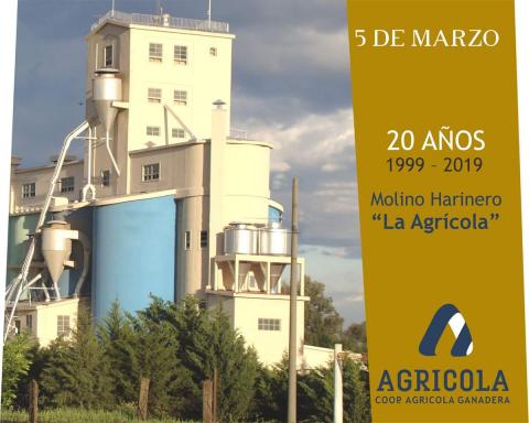 20 años Inauguración del Molino Harinero La Agrícola