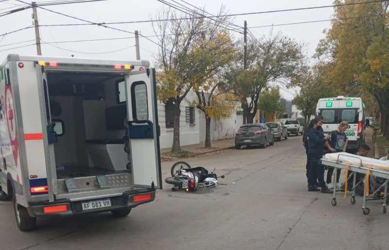 Accidente de transito en Moreno y 25 de mayo