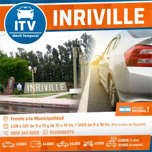 ITV movil en Inriville